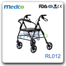 outdoor use Aluminum Rollator hot sale style RL012